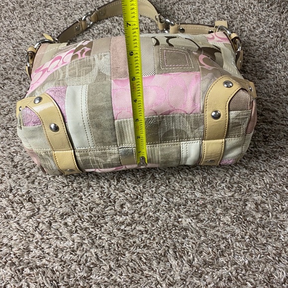 COACH Patchwork Signature Canvas & Leather Tote - Picture 8 of 9